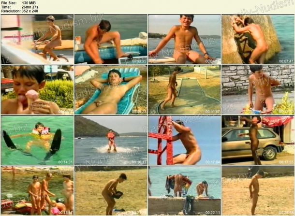 On The Land and In The Water - Nudist Boys Video - video still