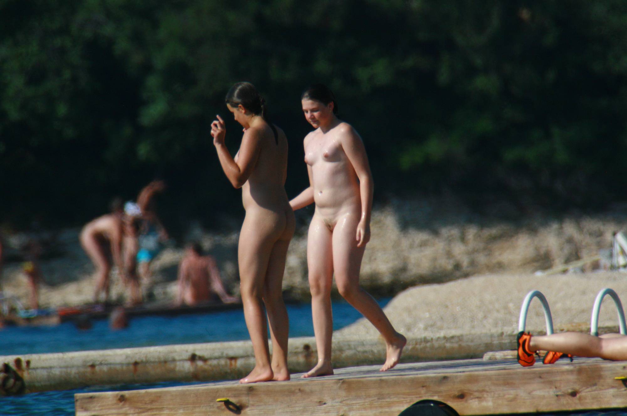 Nudist Photos Naturist Girls Water Fight - 2
