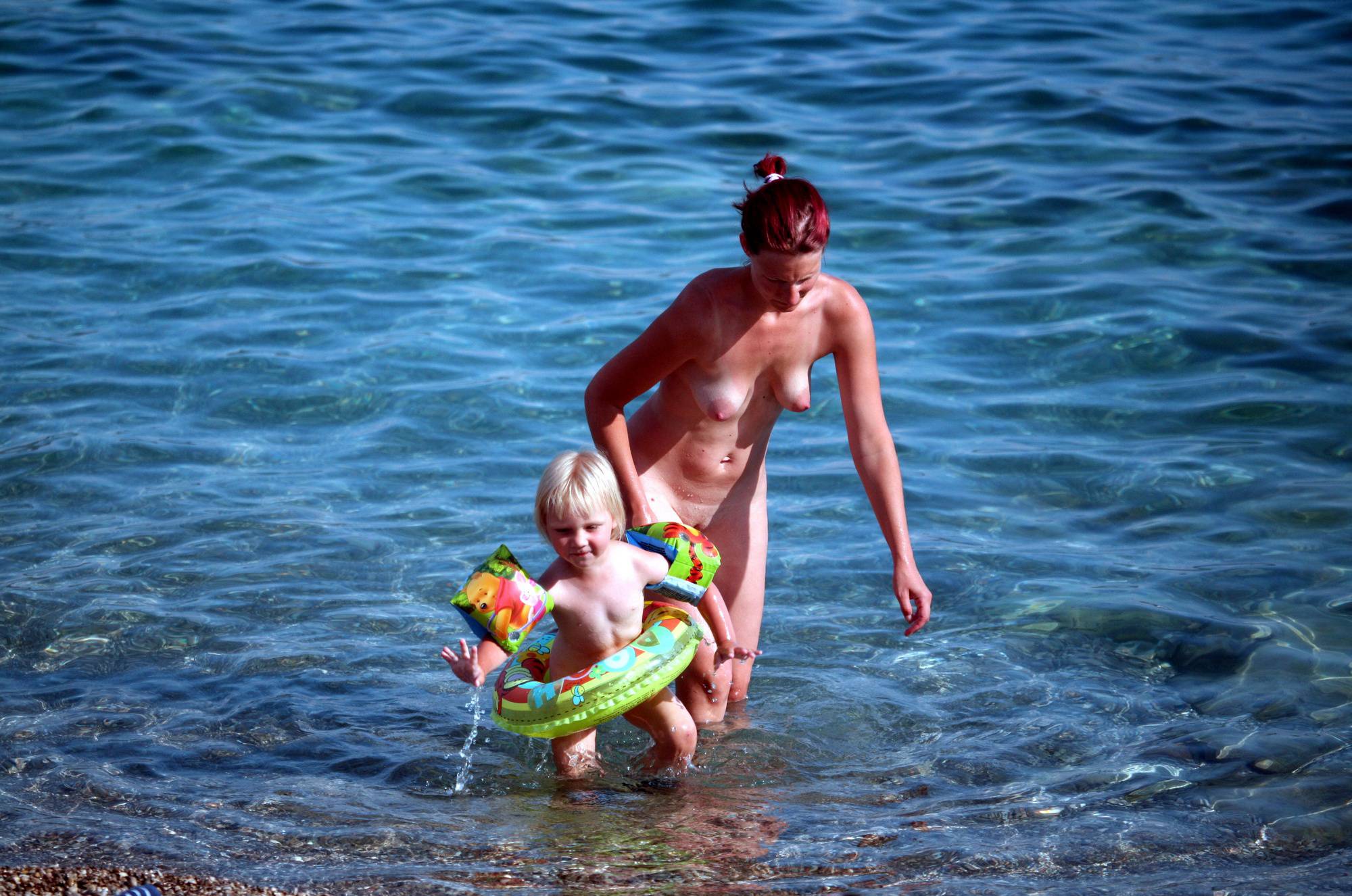 Nudist Pictures Naturist Mother and Son - 2
