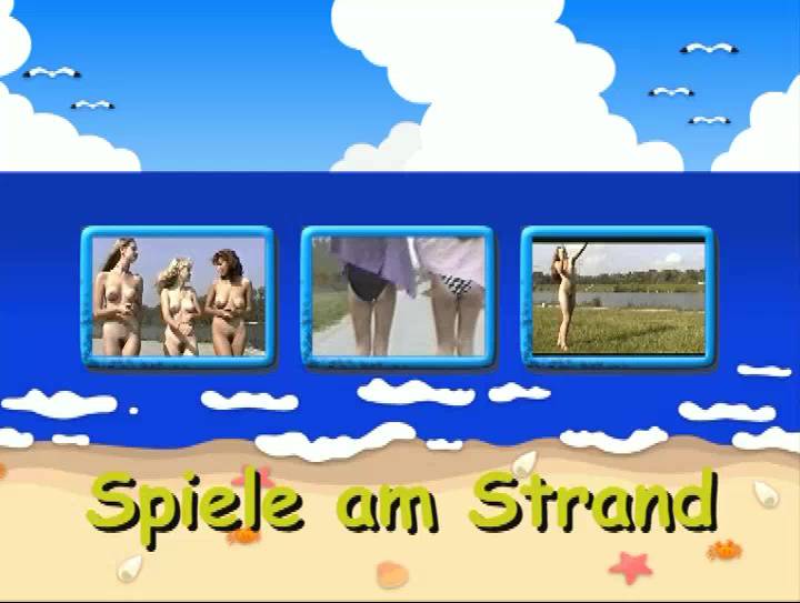 Nudist Videos Spiele am Strand - Poster