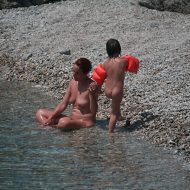 Nudist Family Shore Camp