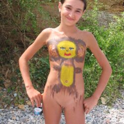 Nudist Gallery Kids Cheburashka Paints - 1